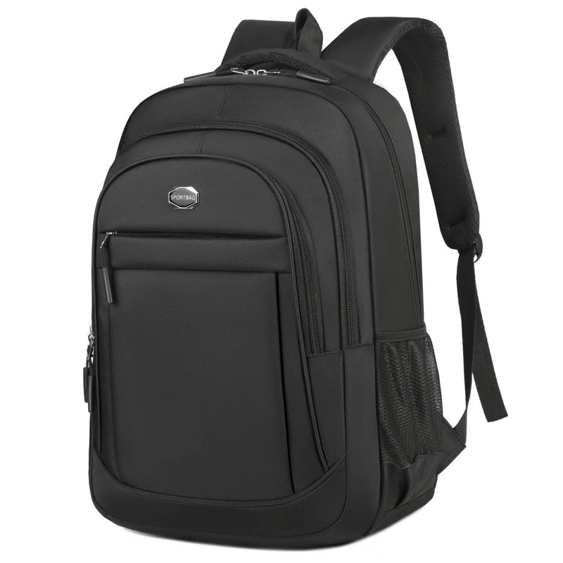 VersaFlex commuter backpack in black minimalist style by The Tottos