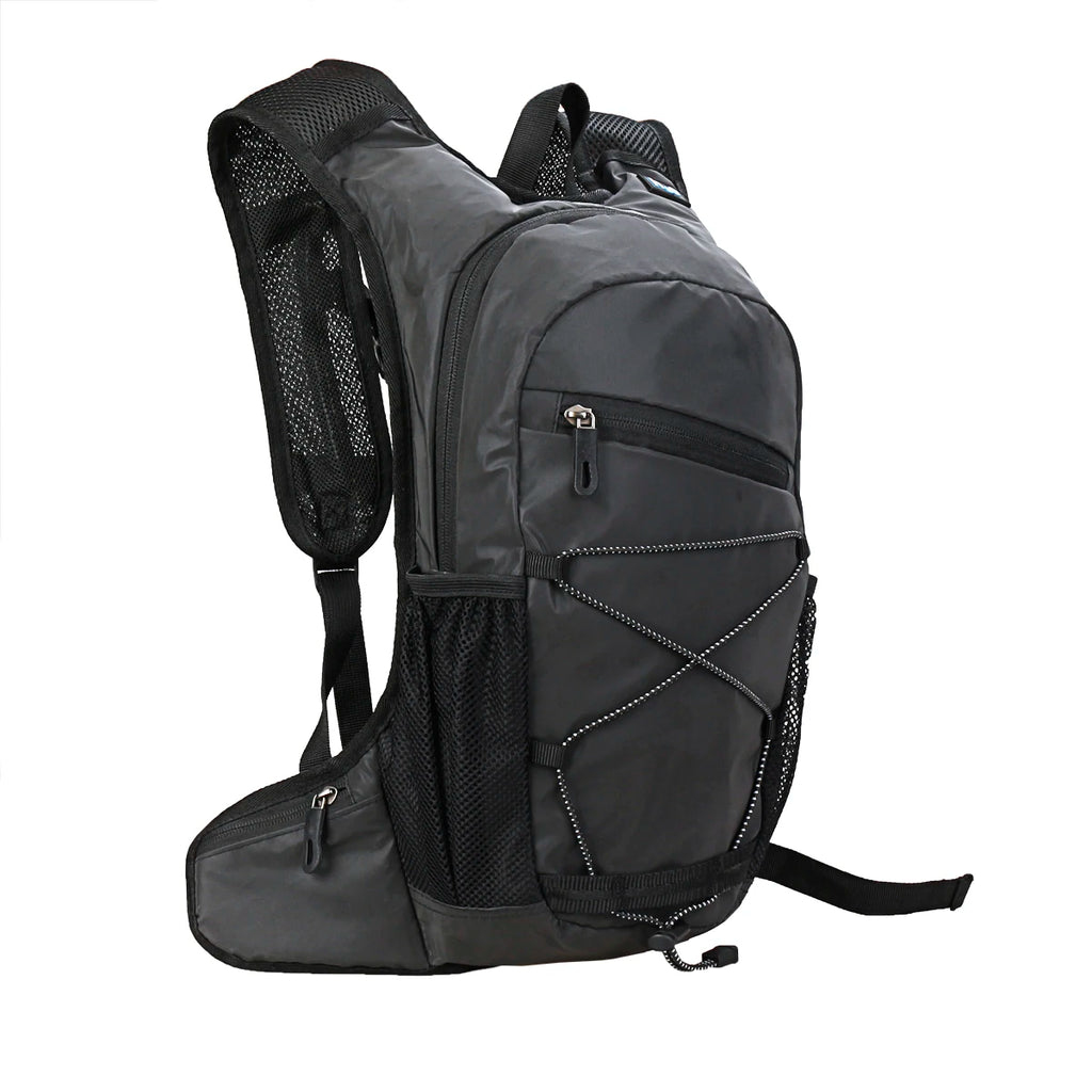 LumiTrack reflective hiking backpack with hydration pocket by The Tottos