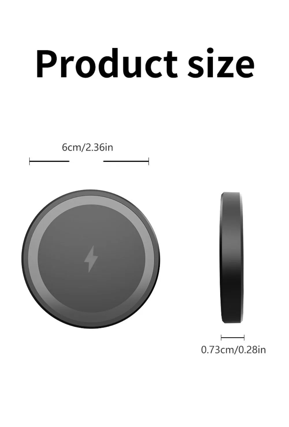 MagSafe Wireless Charger - 30W Fast Charging Pad for iPhone 15/14/13/12 Series