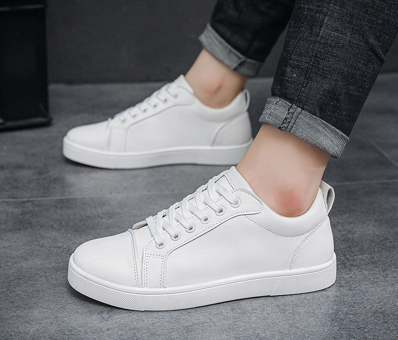 The Tottos Premium Men's Casual Sneakers - Waterproof Leather Sports Shoes