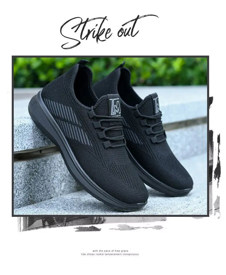 Men's Breathable Walking Shoes - Lightweight Sports Casual Sneakers | The Tottos