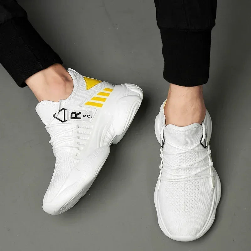 The Tottos Men's Elevator Sneakers - Height Increasing Casual Shoes 8CM Lift