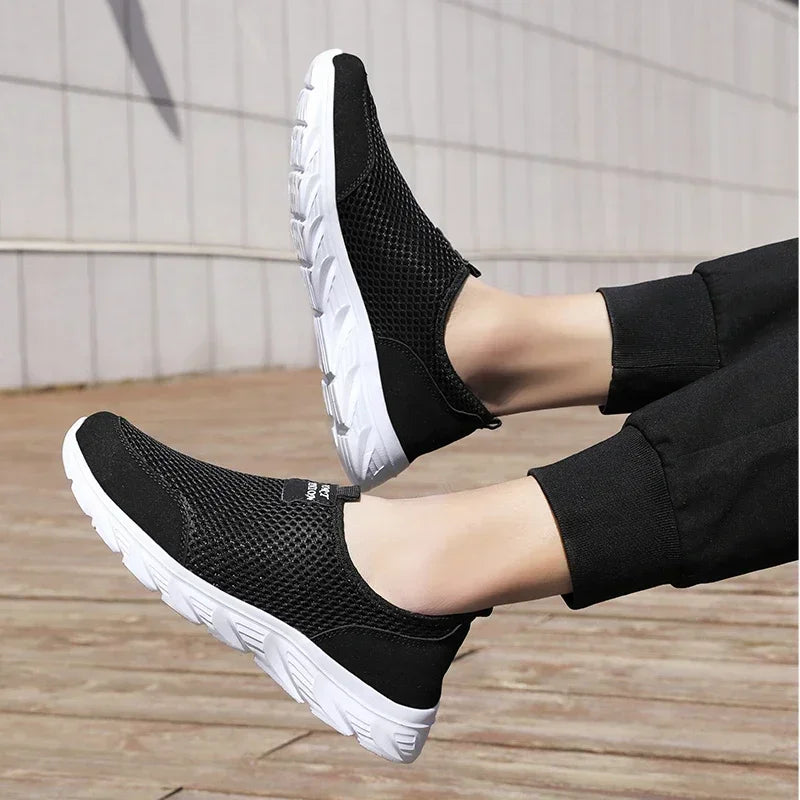 Men's Lightweight Running Shoes - Breathable Mesh Athletic Sneakers | The Tottos