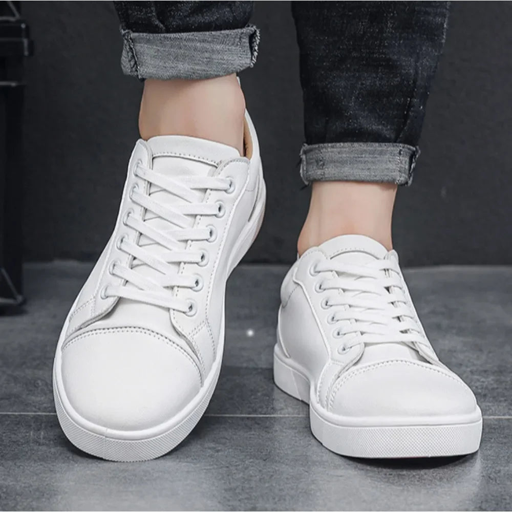 The Tottos Premium Men's Casual Sneakers - Waterproof Leather Sports Shoes