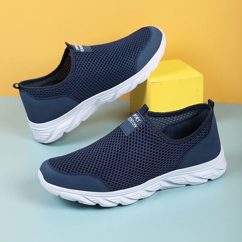 Men's Lightweight Running Shoes - Breathable Mesh Athletic Sneakers | The Tottos