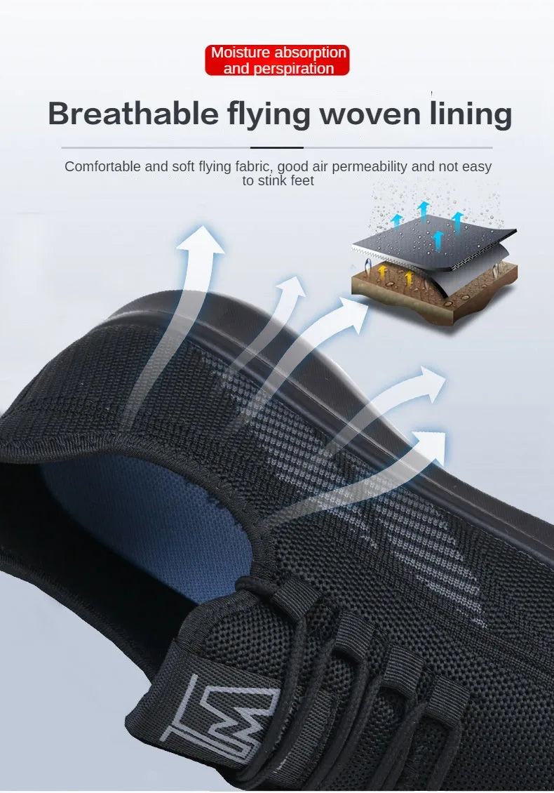 Men's Breathable Walking Shoes - Lightweight Sports Casual Sneakers | The Tottos