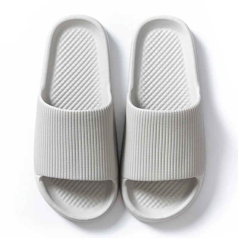 Women's Thick Platform Slippers - The Tottos Summer Non-Slip Bathroom Slides
