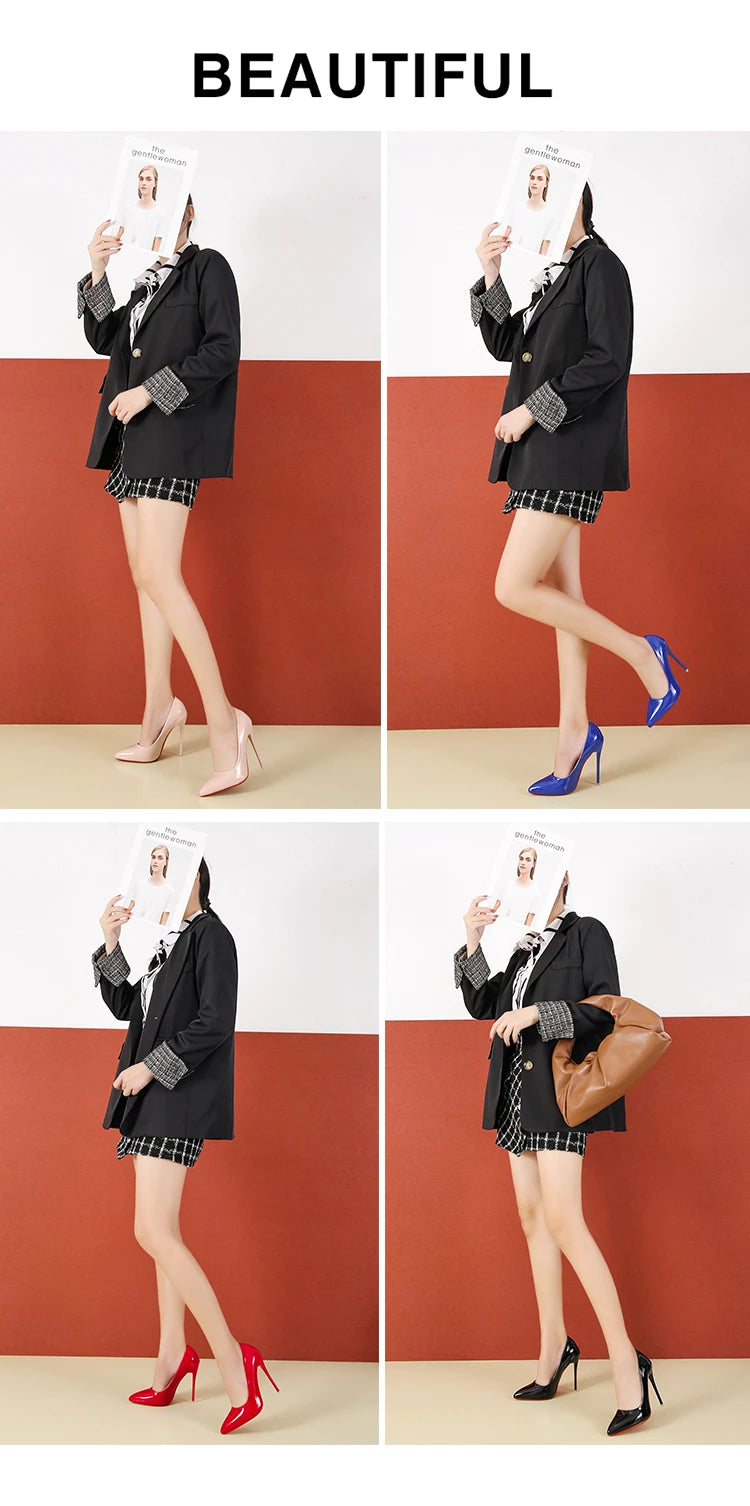 Elegant Strappy High Heels - 12cm Stiletto Party & Wedding Shoes | The Tottos