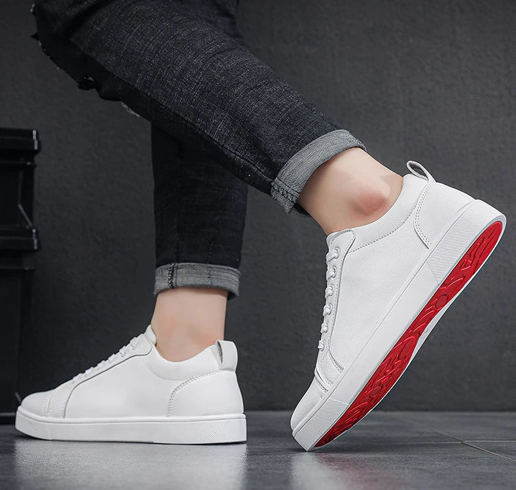 The Tottos Premium Men's Casual Sneakers - Waterproof Leather Sports Shoes