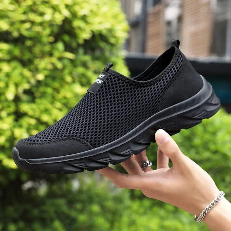 Men's Lightweight Running Shoes - Breathable Mesh Athletic Sneakers | The Tottos