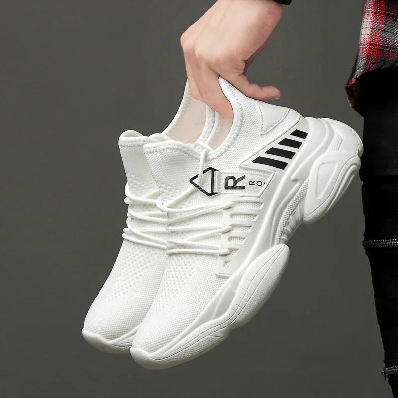 The Tottos Men's Elevator Sneakers - Height Increasing Casual Shoes 8CM Lift