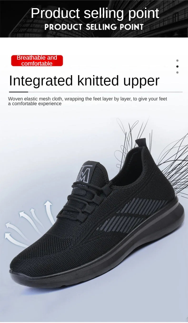 Men's Breathable Walking Shoes - Lightweight Sports Casual Sneakers | The Tottos