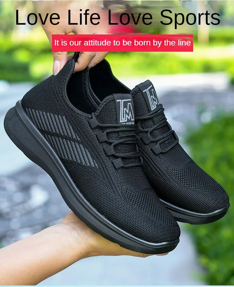 Men's Breathable Walking Shoes - Lightweight Sports Casual Sneakers | The Tottos