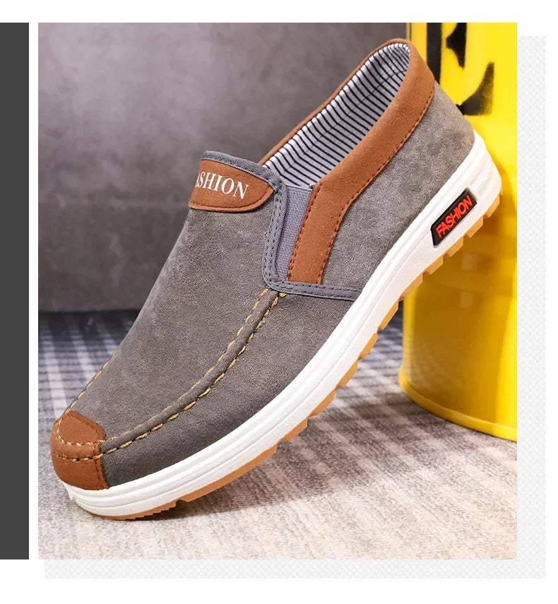 Men's Casual Slip-On Loafers - Lightweight Breathable Comfort Shoes | The Tottos