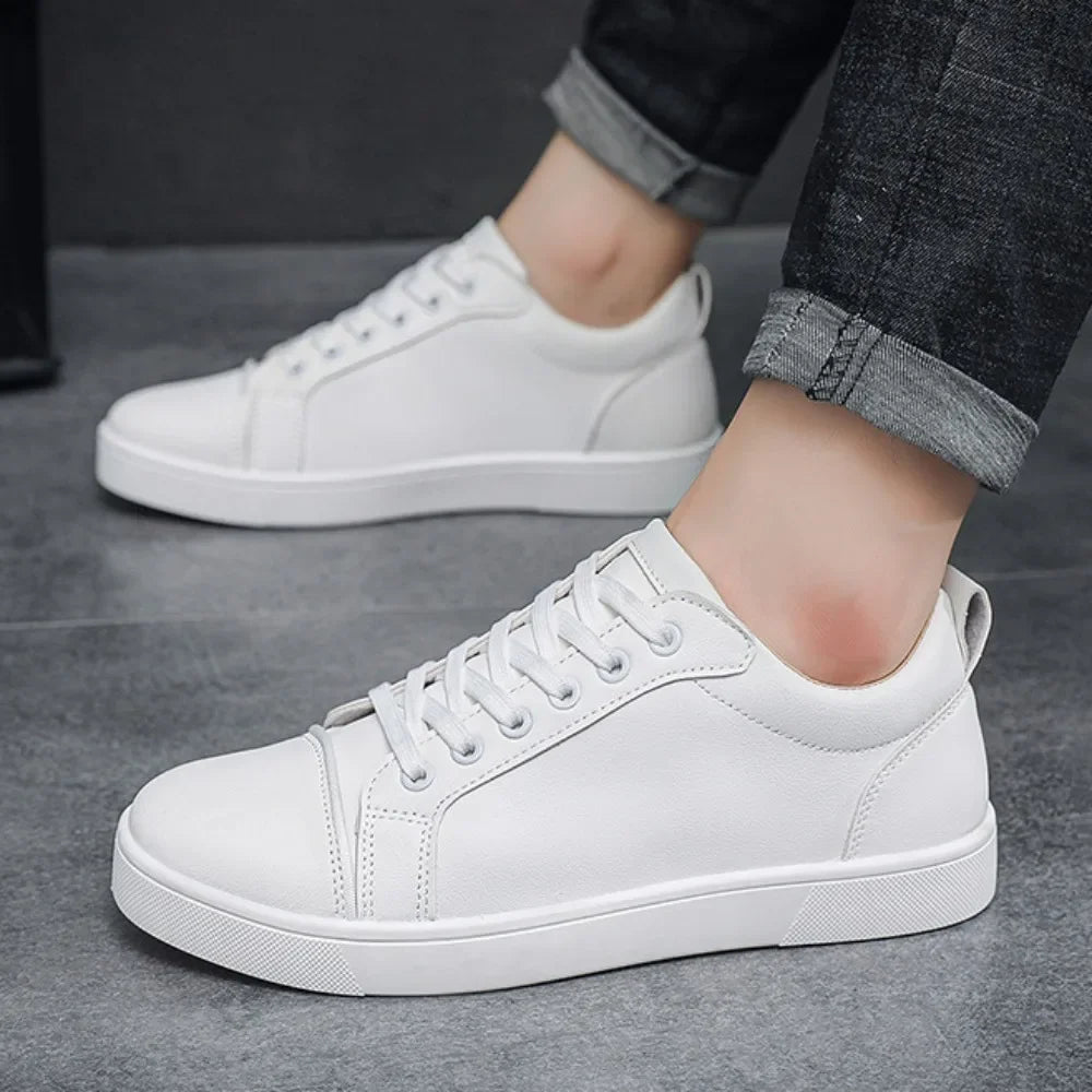 The Tottos Premium Men's Casual Sneakers - Waterproof Leather Sports Shoes