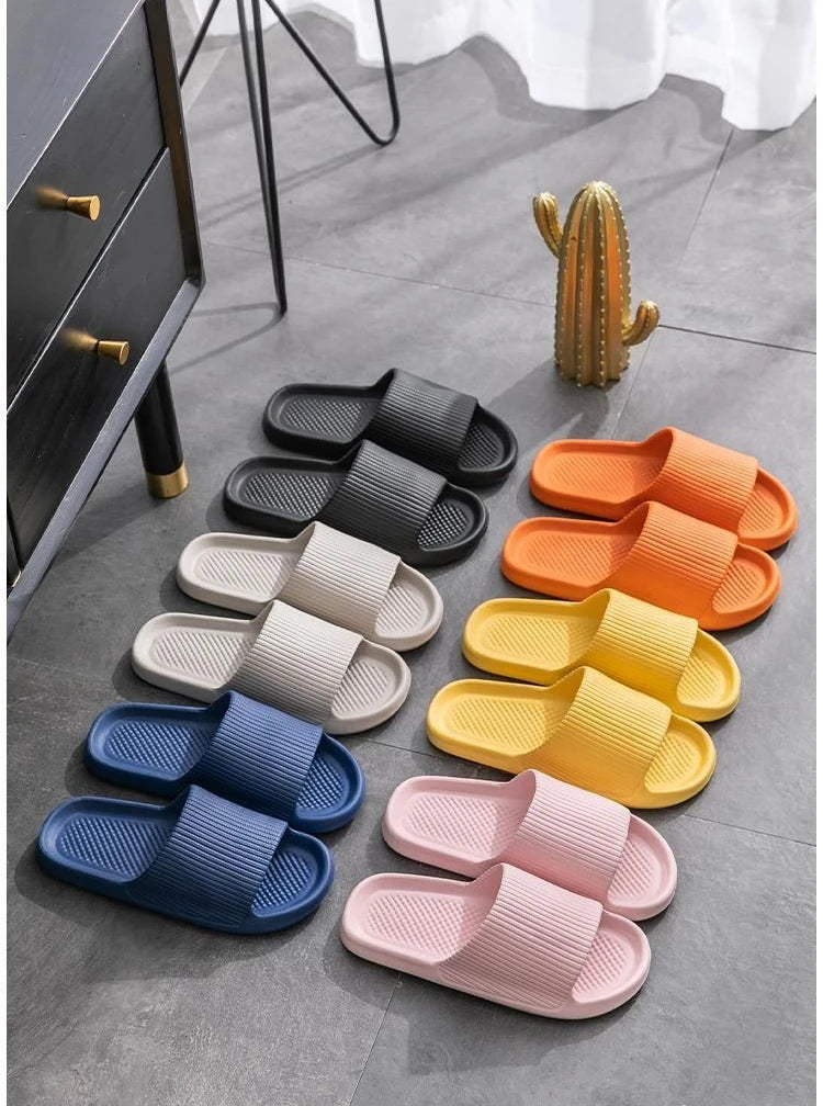 Women's Thick Platform Slippers - The Tottos Summer Non-Slip Bathroom Slides