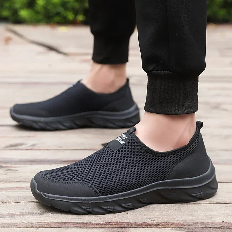 Men's Lightweight Running Shoes - Breathable Mesh Athletic Sneakers | The Tottos