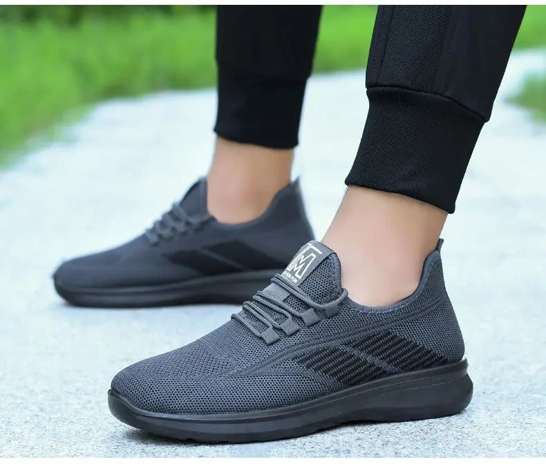 Men's Breathable Walking Shoes - Lightweight Sports Casual Sneakers | The Tottos