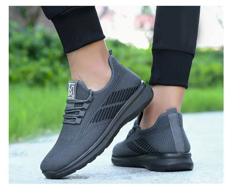 Men's Breathable Walking Shoes - Lightweight Sports Casual Sneakers | The Tottos