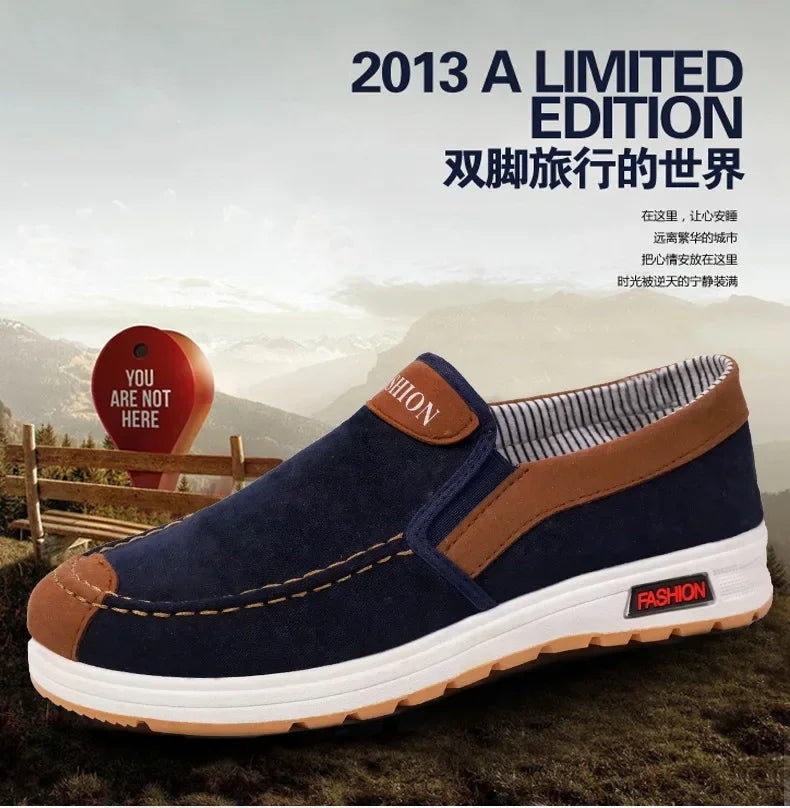 Men's Casual Slip-On Loafers - Lightweight Breathable Comfort Shoes | The Tottos