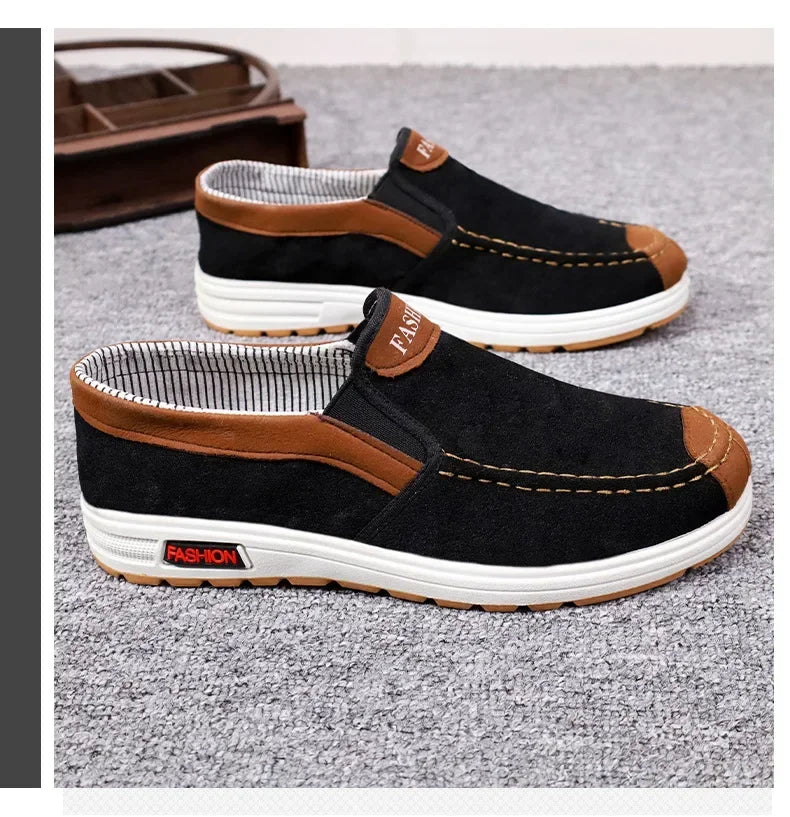 Men's Casual Slip-On Loafers - Lightweight Breathable Comfort Shoes | The Tottos