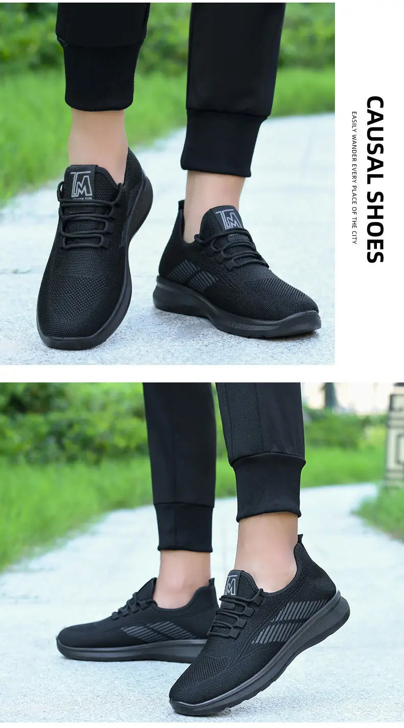 Men's Breathable Walking Shoes - Lightweight Sports Casual Sneakers | The Tottos