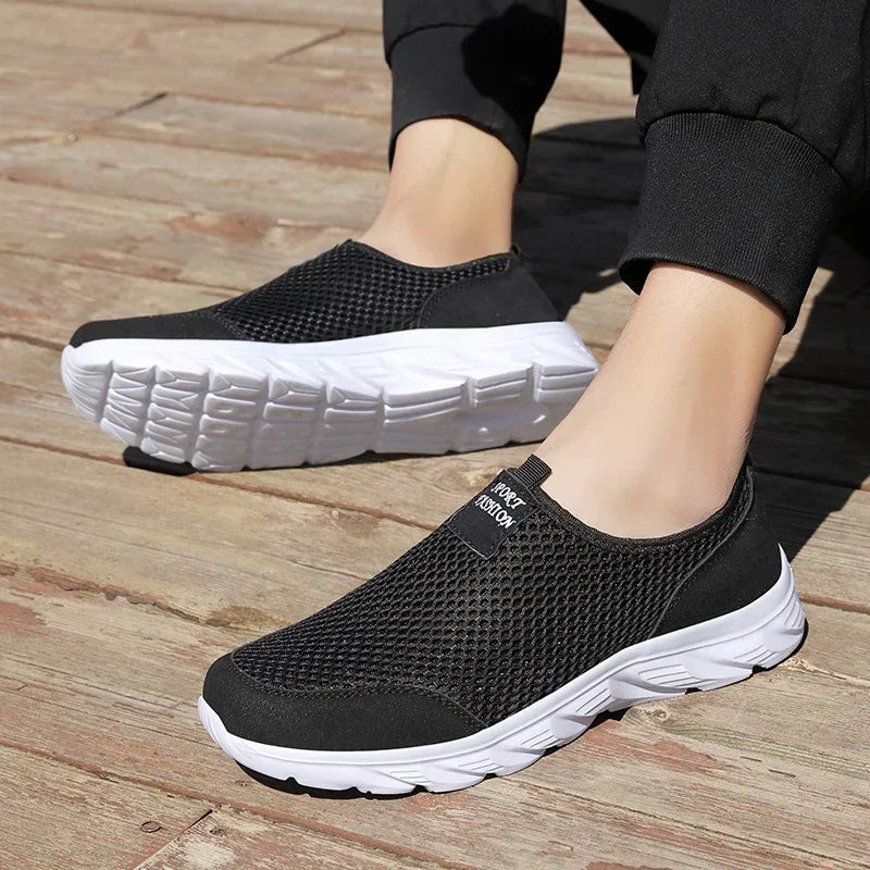 Men's Lightweight Running Shoes - Breathable Mesh Athletic Sneakers | The Tottos