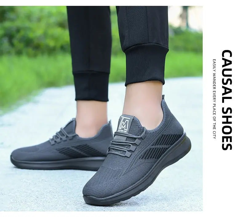 Men's Breathable Walking Shoes - Lightweight Sports Casual Sneakers | The Tottos