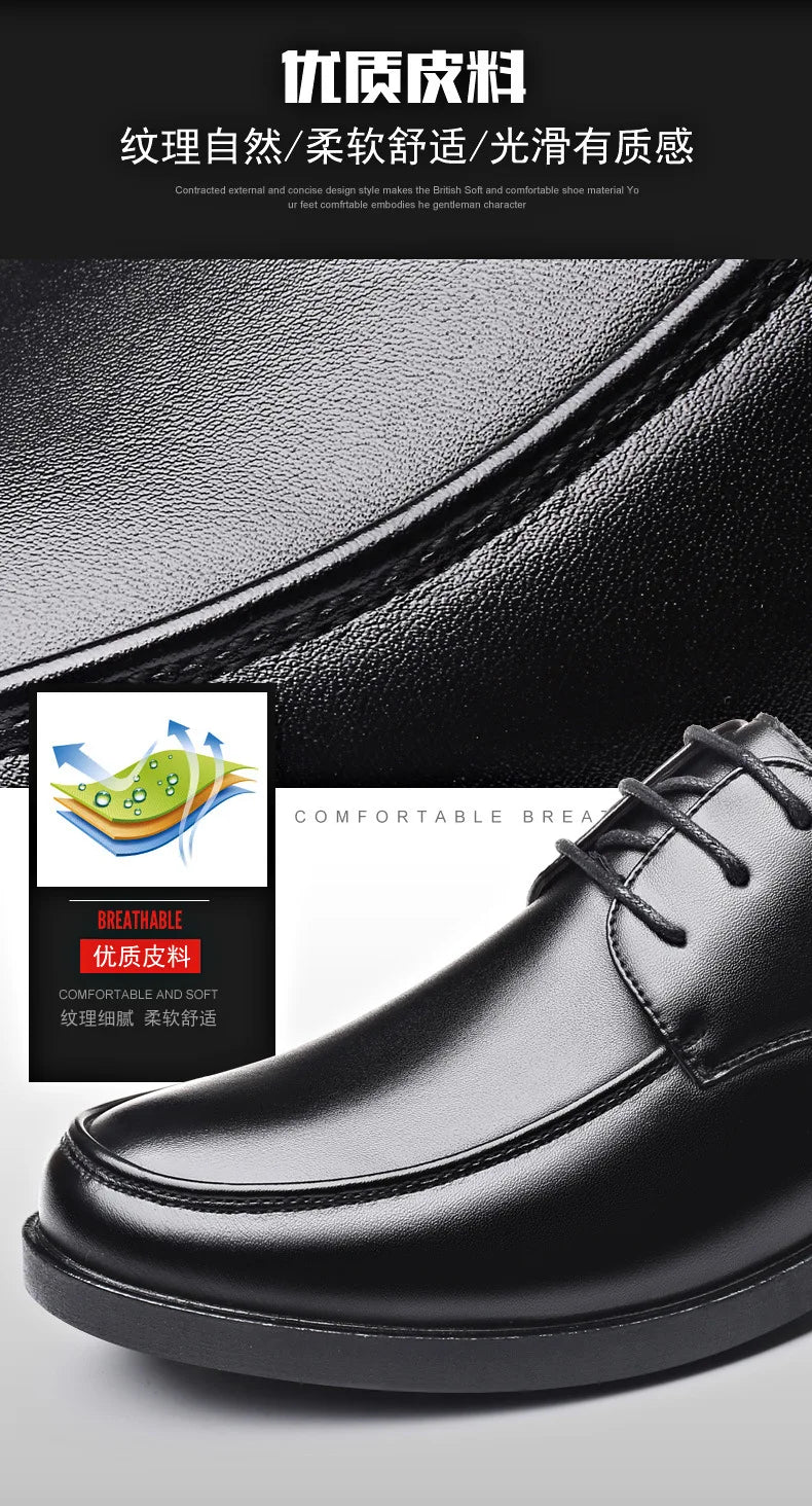 The Tottos Men's Premium Dress Shoes - Italian Style Leather Business Formal Shoes