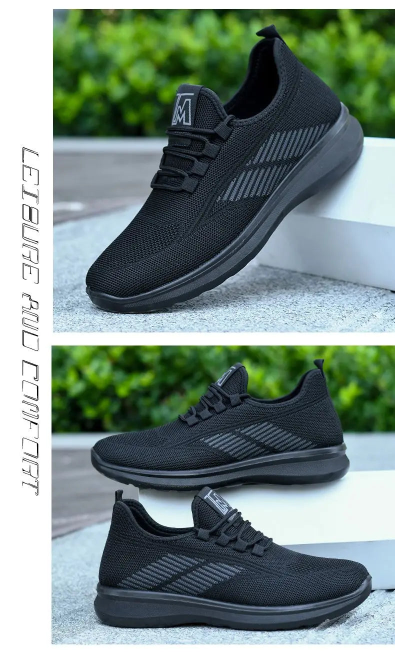 Men's Breathable Walking Shoes - Lightweight Sports Casual Sneakers | The Tottos