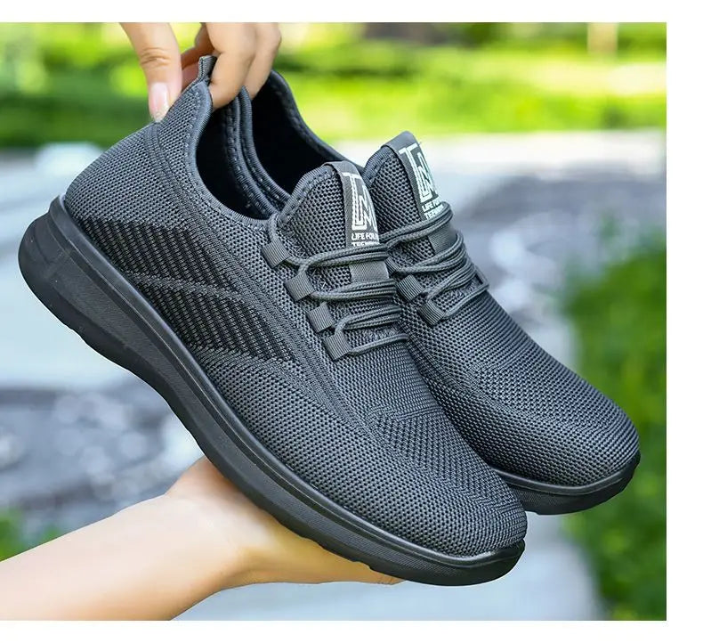 Men's Breathable Walking Shoes - Lightweight Sports Casual Sneakers | The Tottos