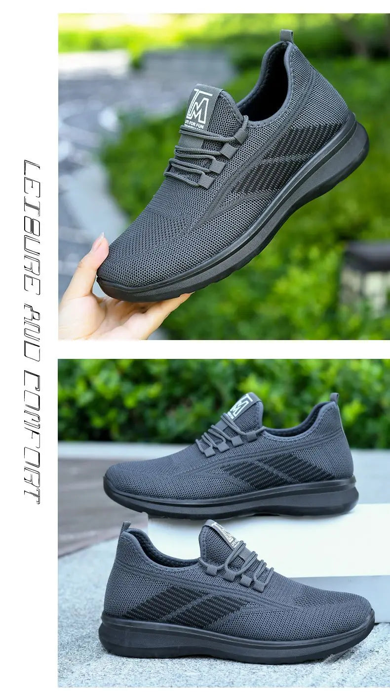 Men's Breathable Walking Shoes - Lightweight Sports Casual Sneakers | The Tottos