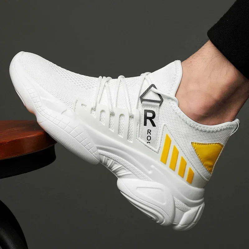 The Tottos Men's Elevator Sneakers - Height Increasing Casual Shoes 8CM Lift