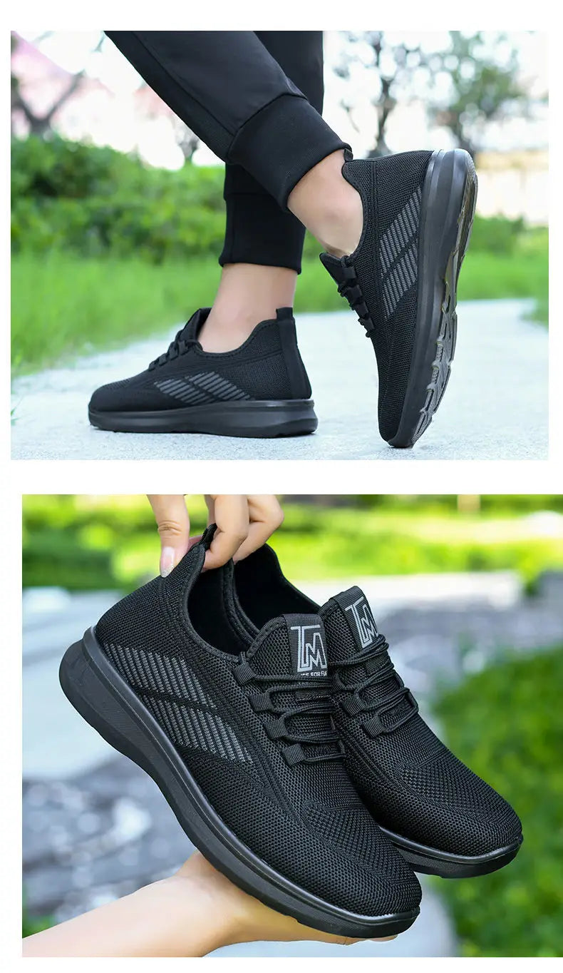 Men's Breathable Walking Shoes - Lightweight Sports Casual Sneakers | The Tottos