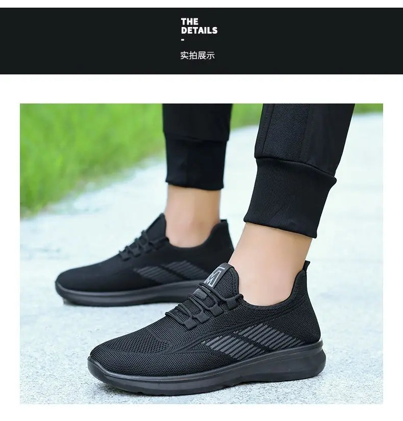 Men's Breathable Walking Shoes - Lightweight Sports Casual Sneakers | The Tottos