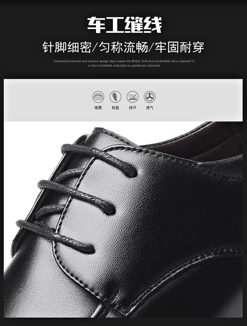 The Tottos Men's Premium Dress Shoes - Italian Style Leather Business Formal Shoes