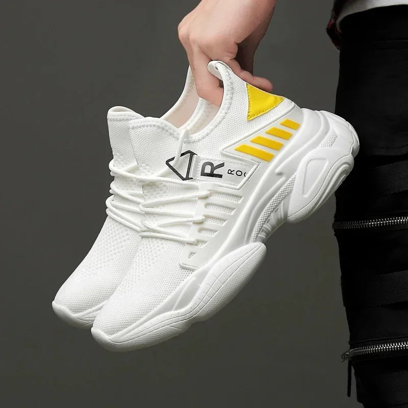 The Tottos Men's Elevator Sneakers - Height Increasing Casual Shoes 8CM Lift