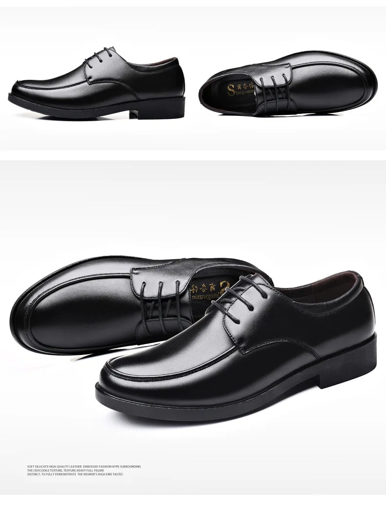 The Tottos Men's Premium Dress Shoes - Italian Style Leather Business Formal Shoes
