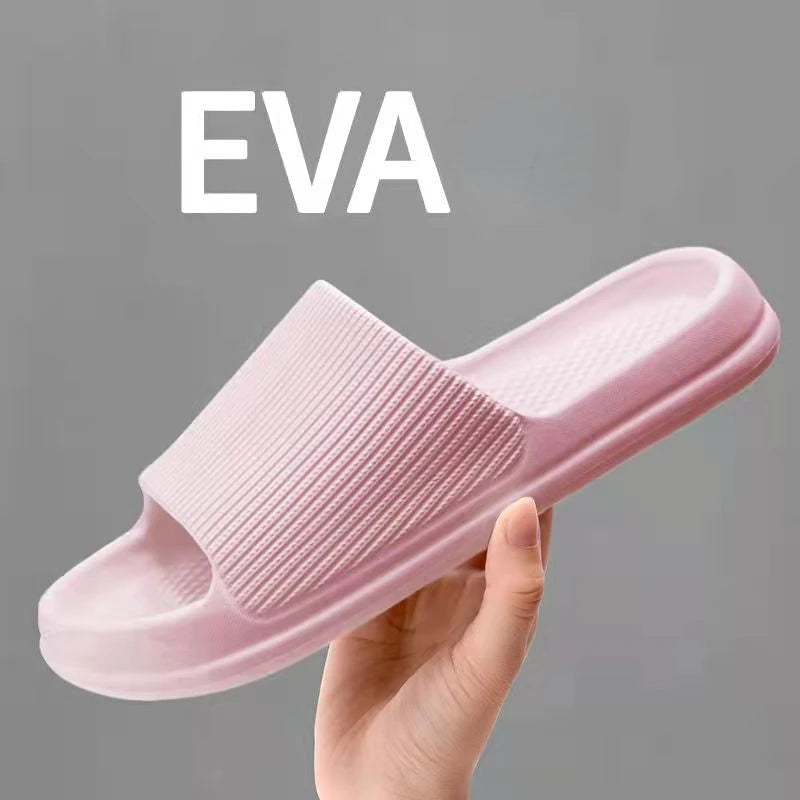 Women's Thick Platform Slippers - The Tottos Summer Non-Slip Bathroom Slides
